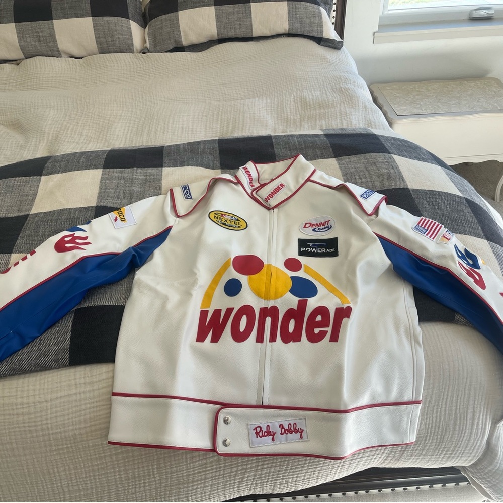 Wonder Bread The Ballad of Ricky Bobby Costume Racing Jacket For Men & Women